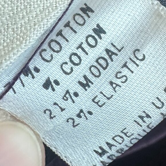 Theory Velvet Pants Slacks Flare Leg Cotton Purple Office Casual Size 4 Women's - Picture 9 of 10